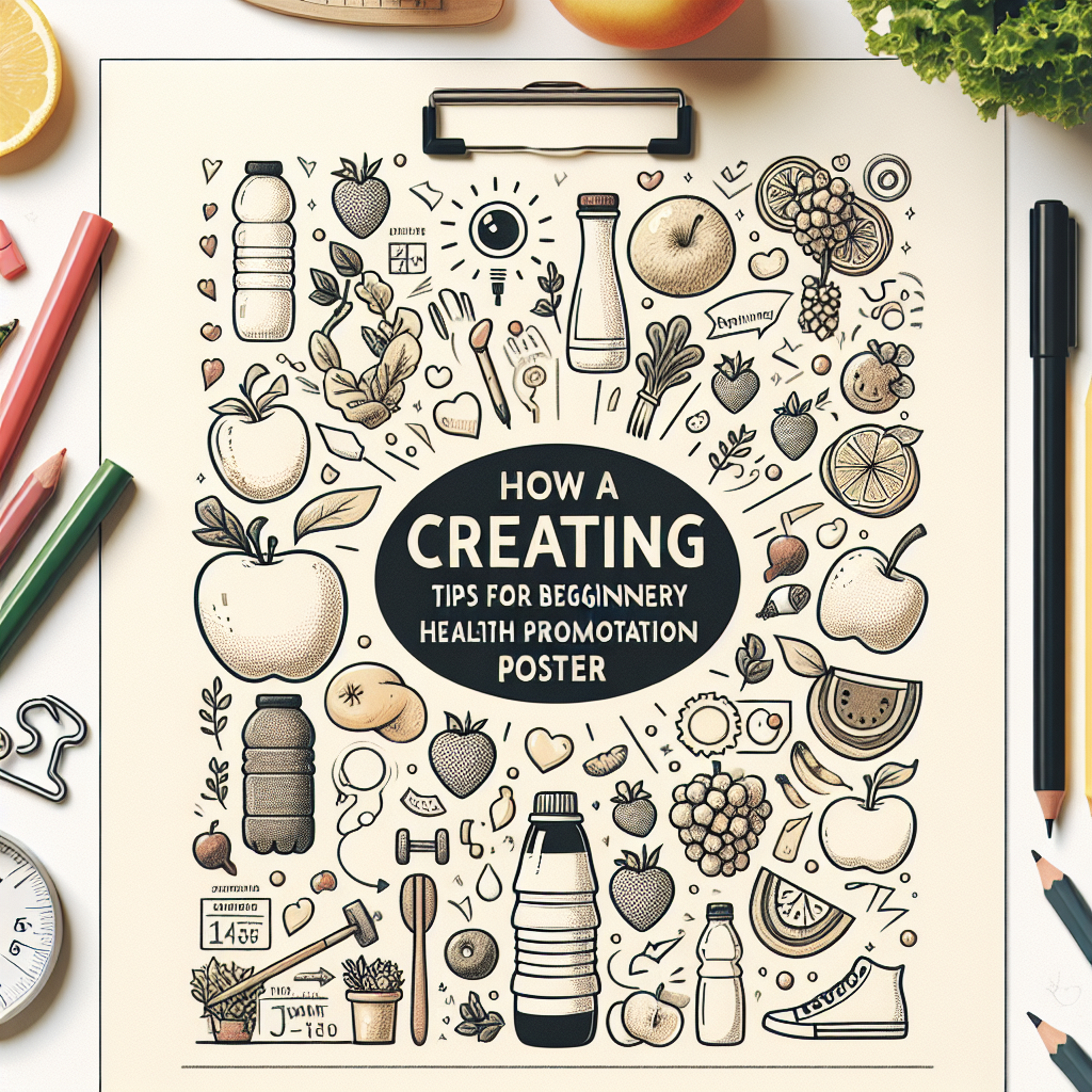 Tips Kreatif Membuat Poster Hidup Sehat yang Mudah Digambar untuk Pemula