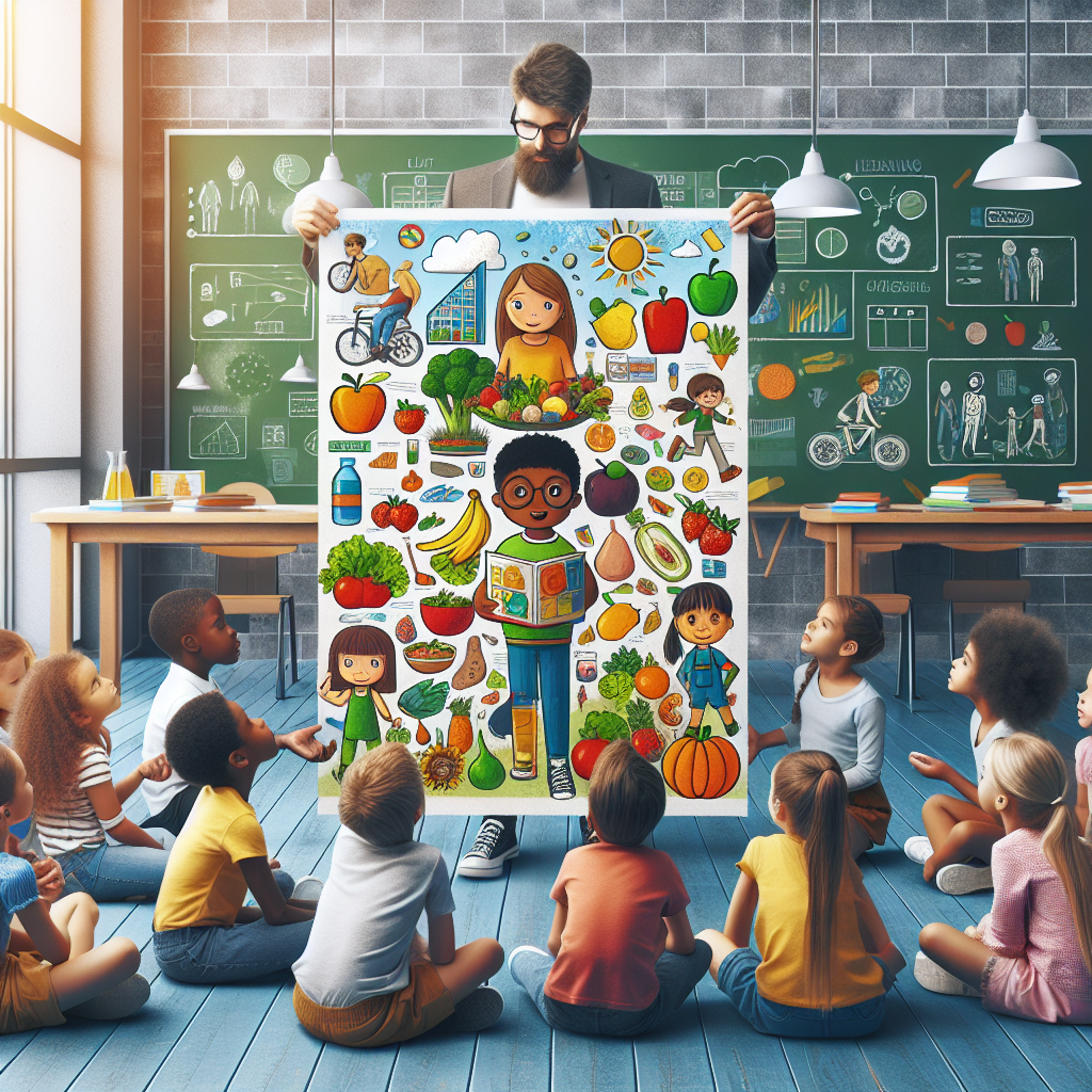 Cara Kreatif Mengajarkan Hidup Sehat kepada Anak SD Melalui Poster